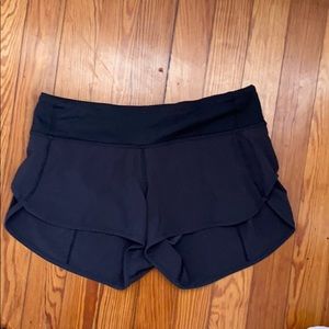 Lululemon hotty hot running shorts